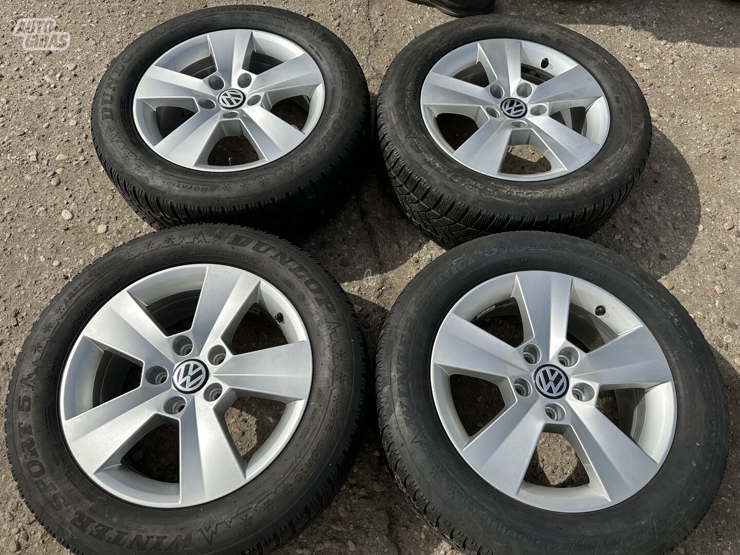 Volkswagen Siunciam, 6.5J ET41 light alloy R16 rims