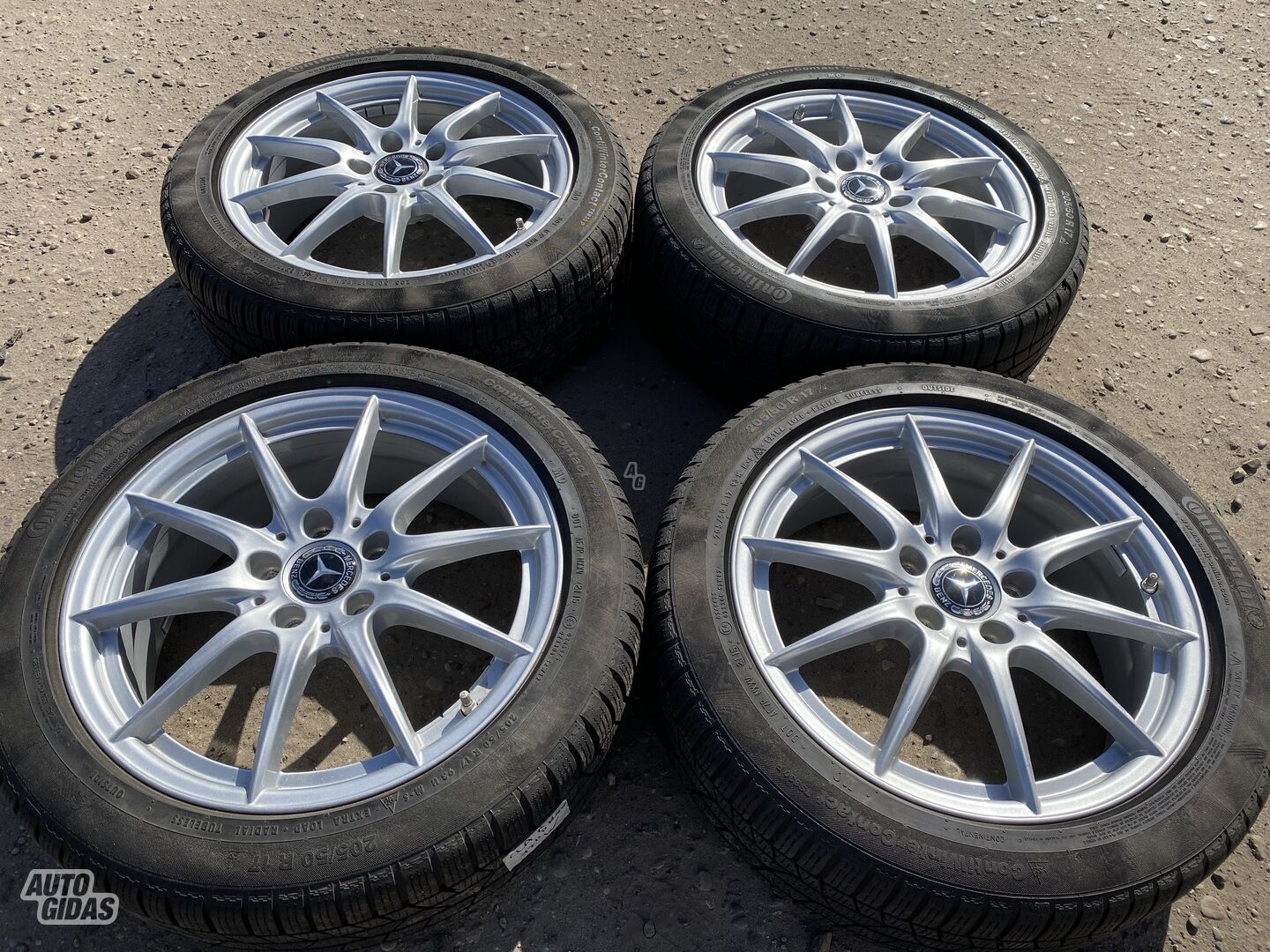 Mercedes-Benz Siunciam, 7,5J ET53 light alloy R17 rims