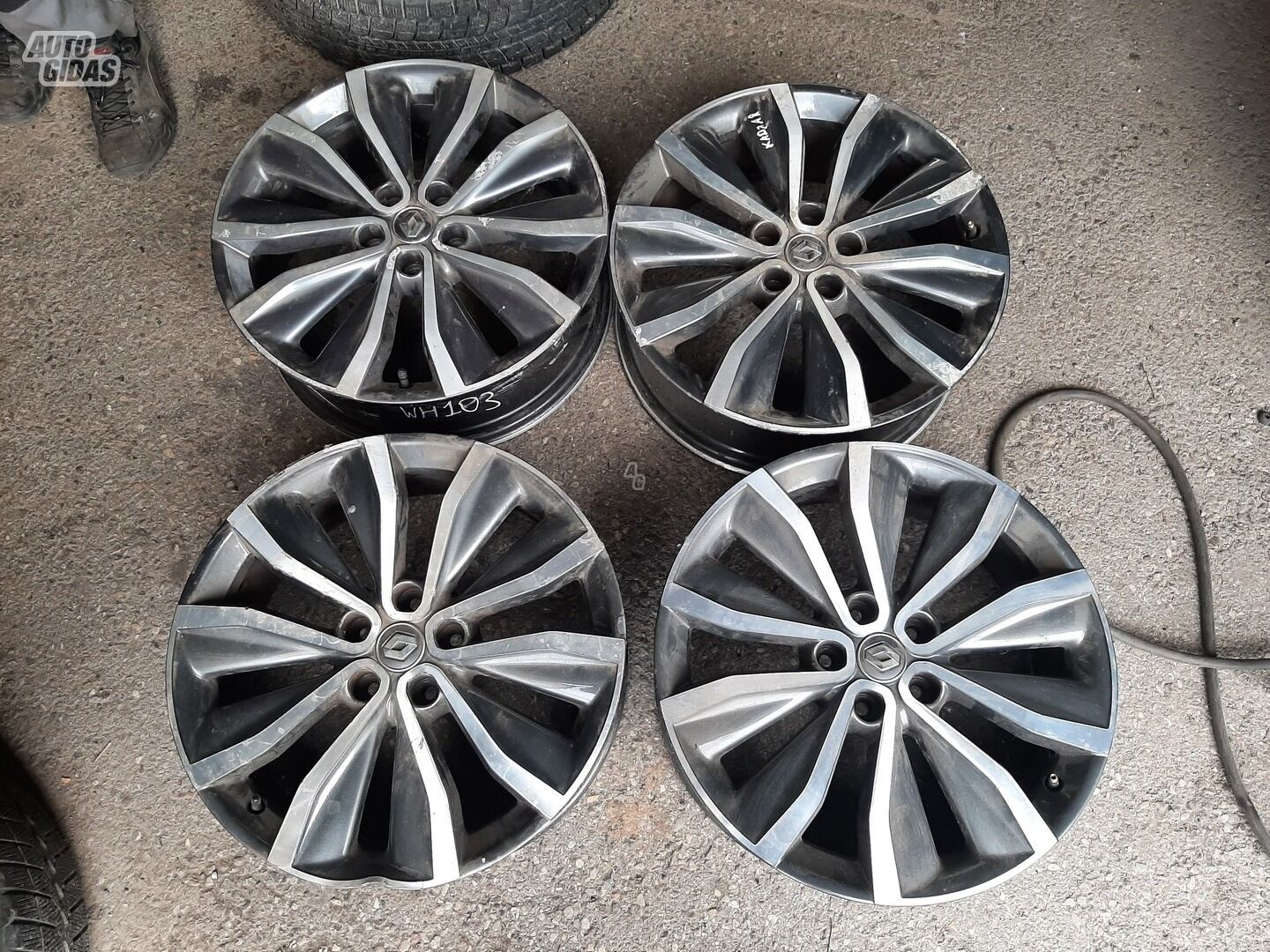 Renault Kadjar light alloy R19 rims