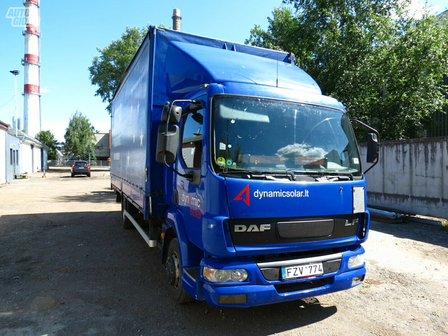 DAF 45LF 2003 y Flatbed with tilt