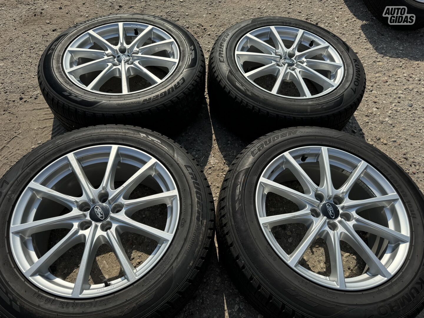 Ford Siunciam, 8J ET50 light alloy R18 rims