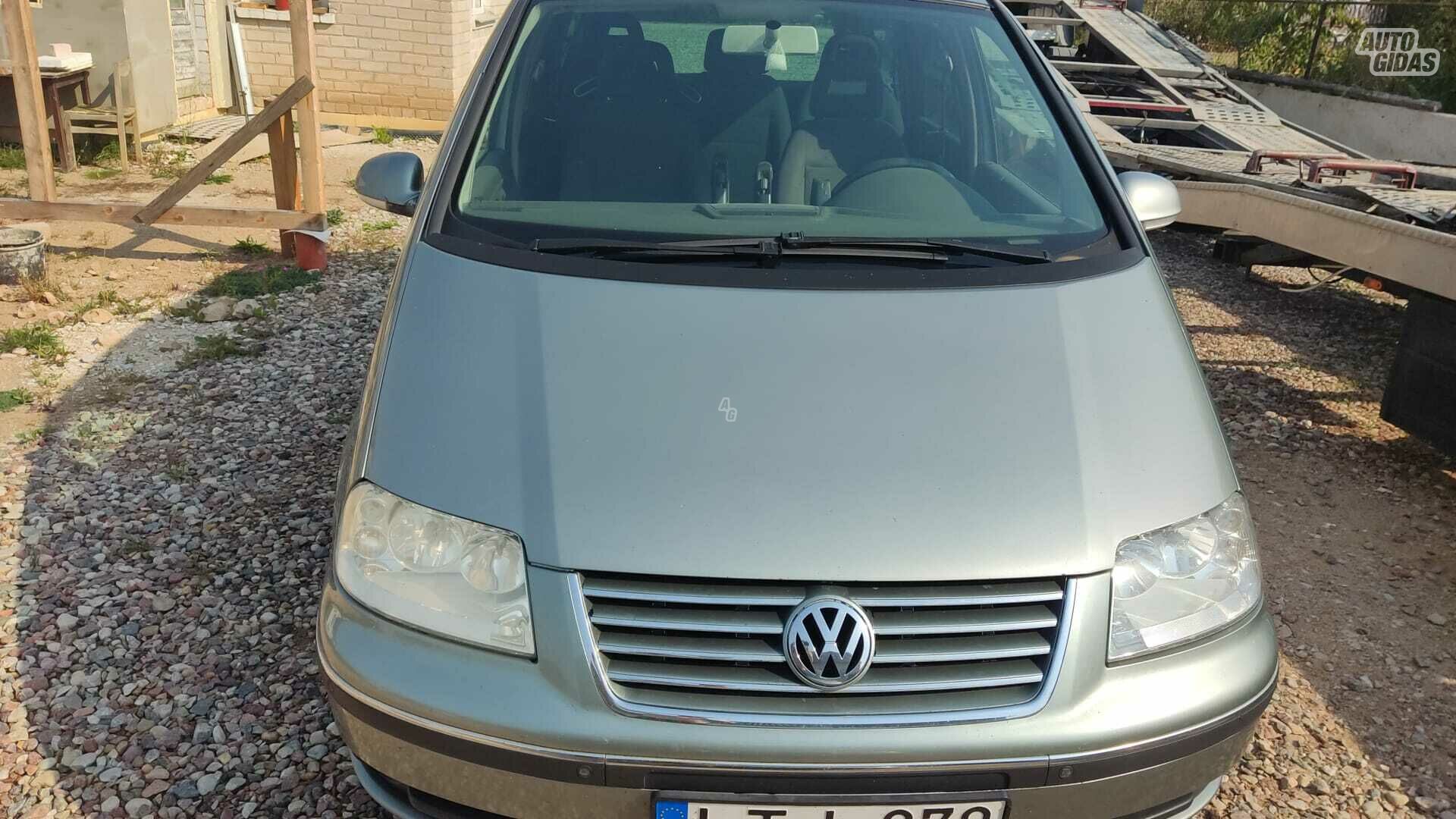 Volkswagen Sharan 2006 m Vienatūris