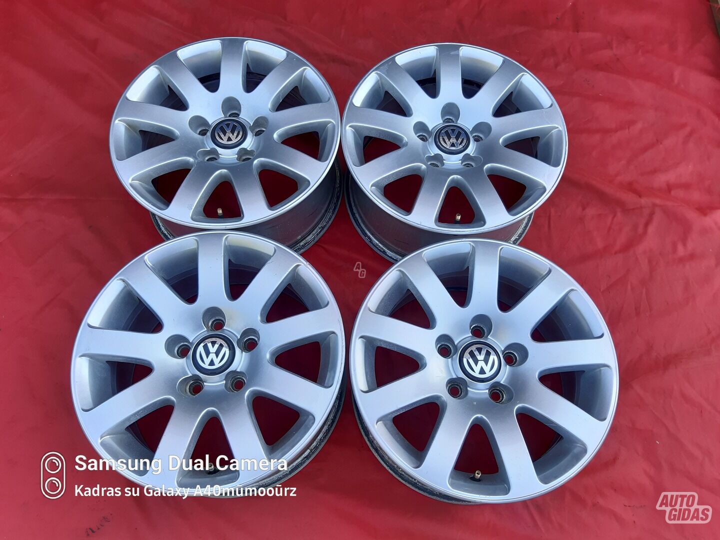 Light alloy R15 rims