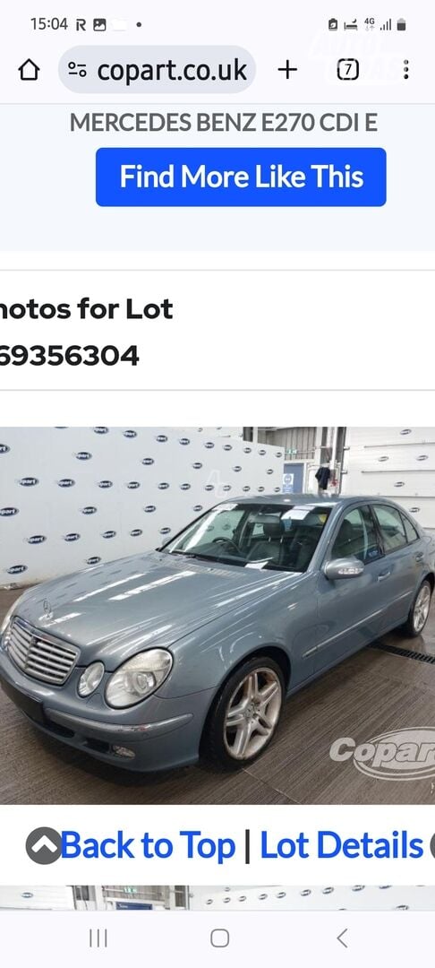 Mercedes-Benz E 270 2005 г Седан