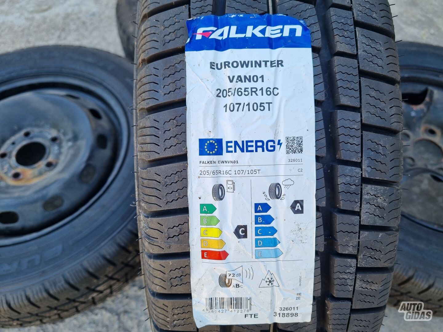 Falken Naujos R16C žieminės padangos mikroautobusams