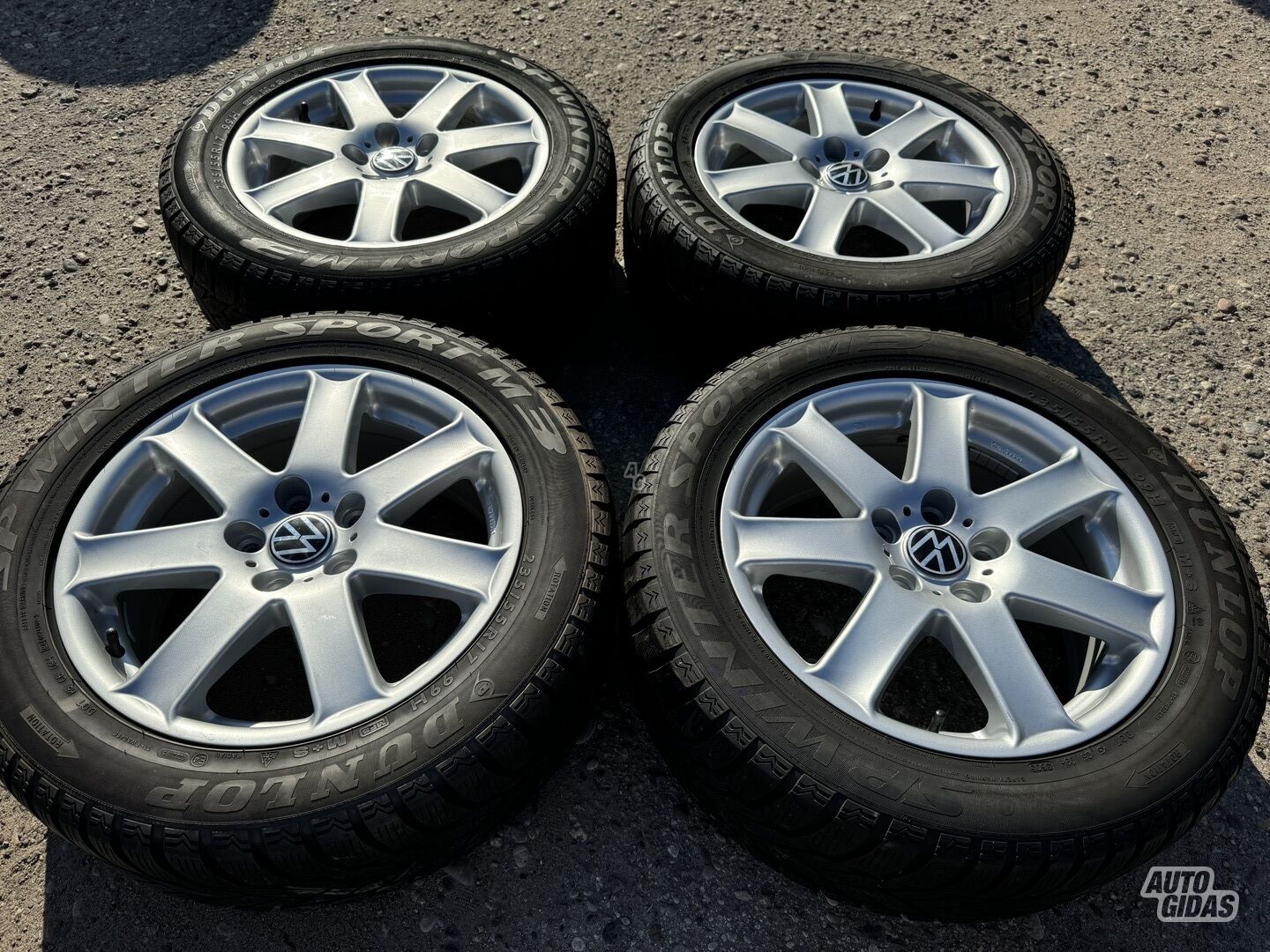 Volkswagen Siunciam, 7,5J ET44 Transporter light alloy R17 rims