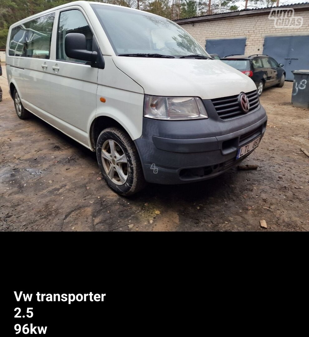 Volkswagen Transporter T5 tdi 2007 m dalys