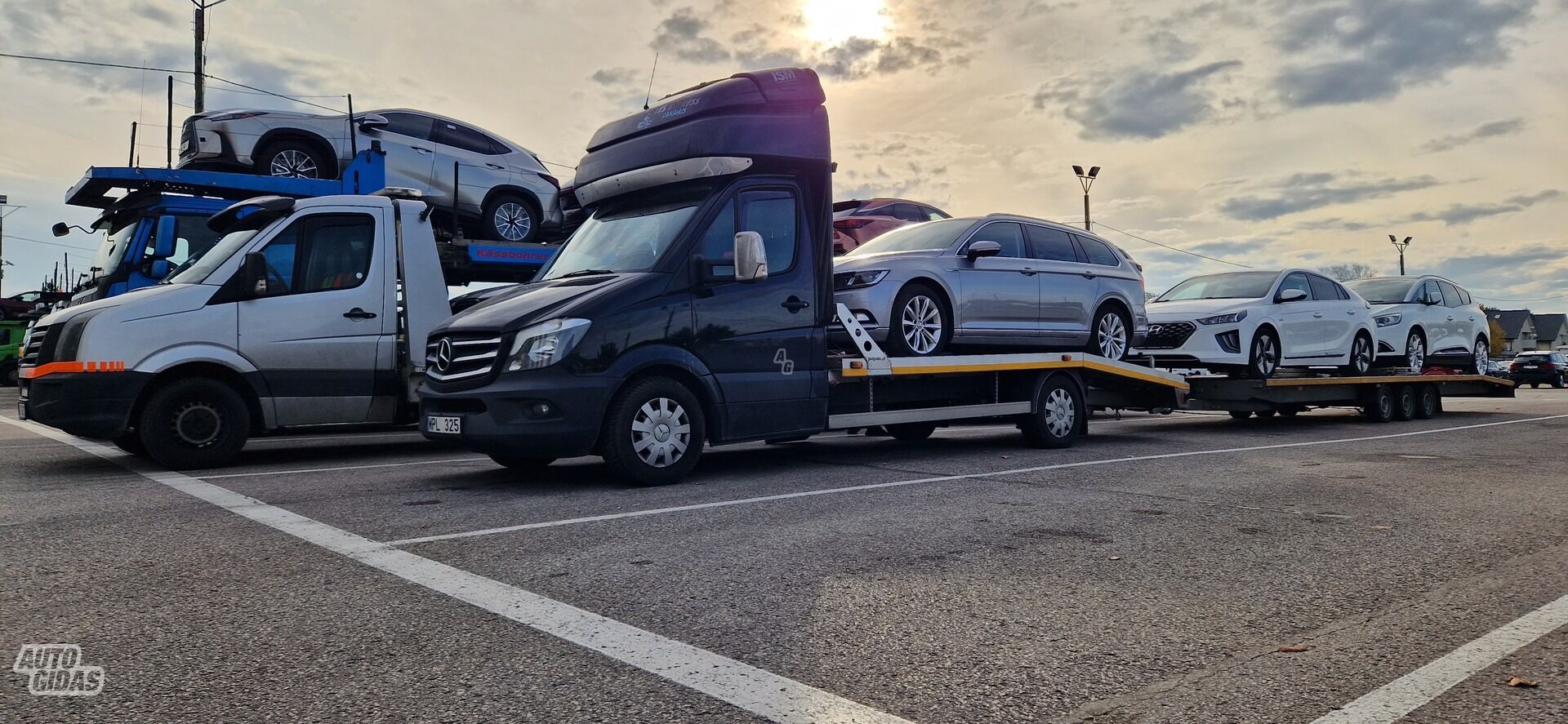 Mercedes-Benz Sprinter  2018 y Car transporter