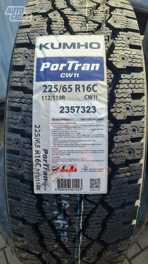 Kumho CW11 R16C winter tyres minivans