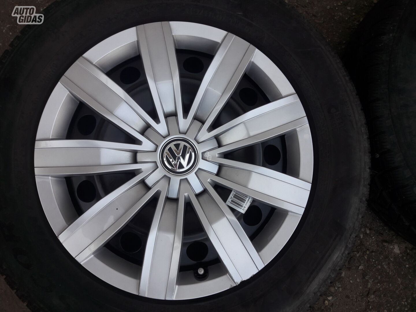 Tiguan steel stamped R17 rims