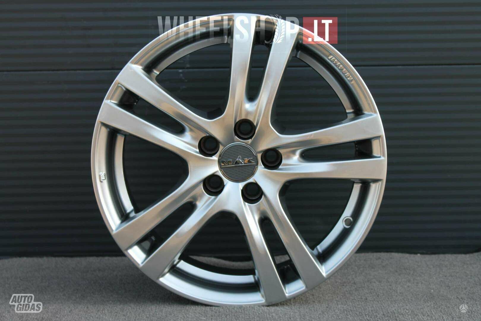 MAK Zenith Hyper silver light alloy R16 rims