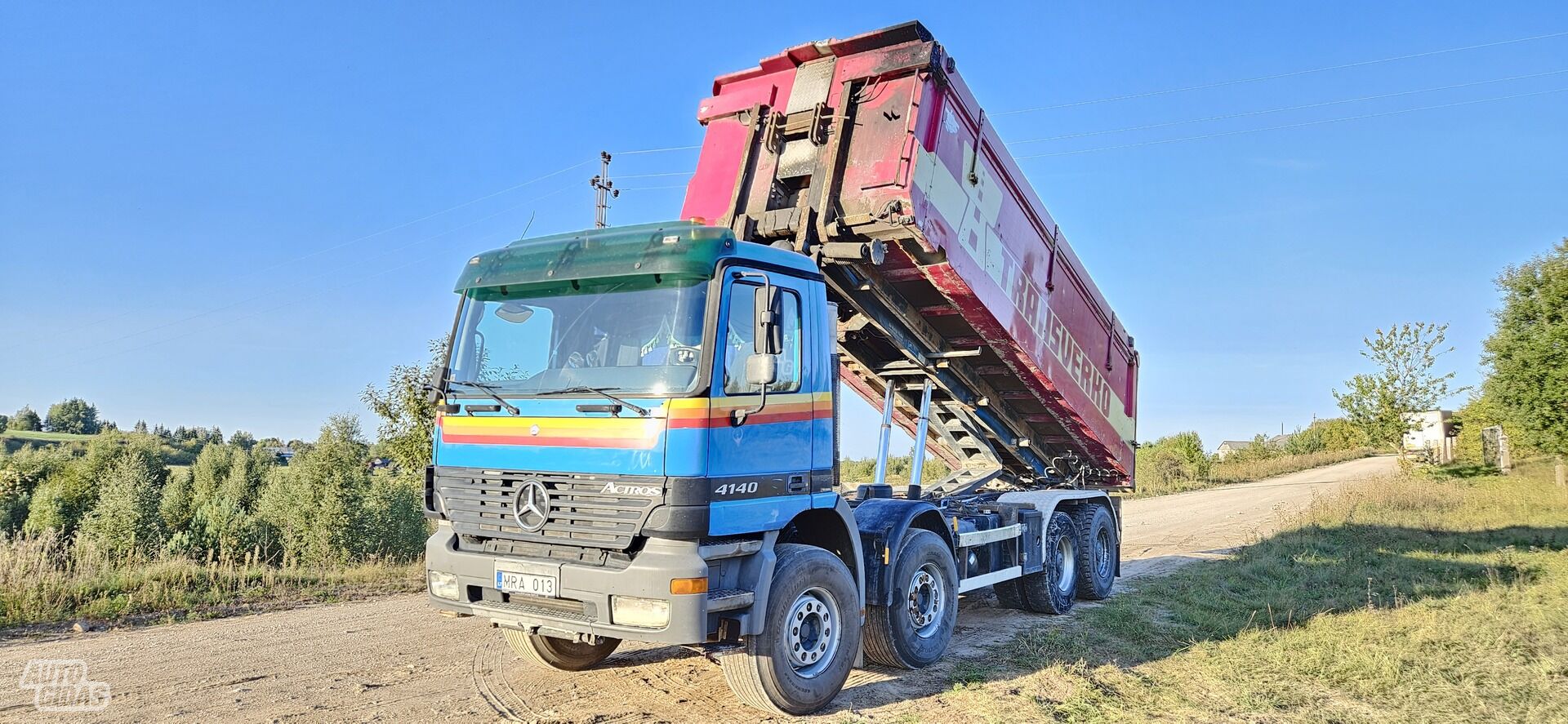 Mercedes-Benz Actros 4140 2002 y Dump truck