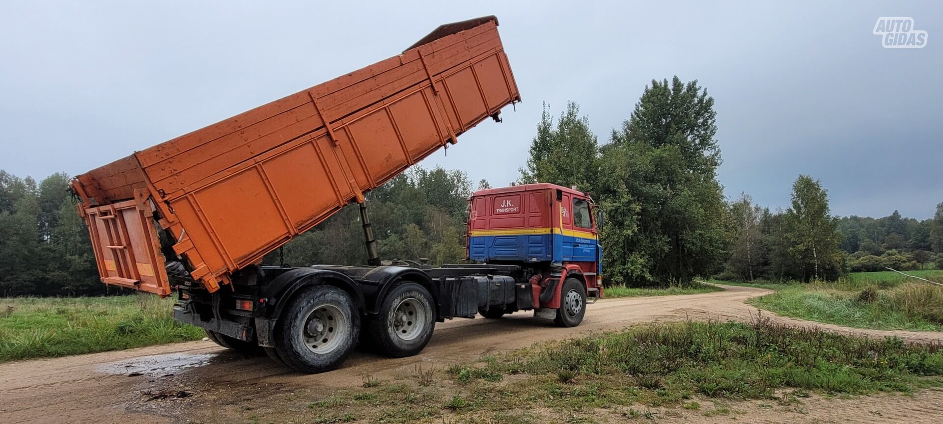 Scania R142 1987 y Dump truck