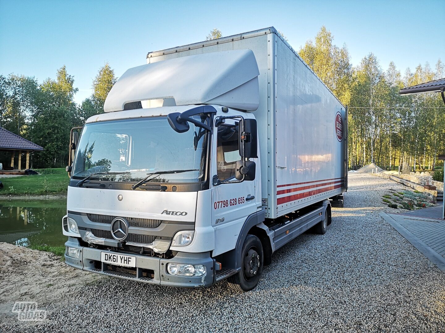 Mercedes-Benz Atego 8-16 2011 m Izoterminis kėbulas