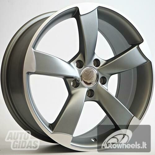 Autowheels Oman Audi VW Grey Matt lengvojo lydinio R17 ratlankiai