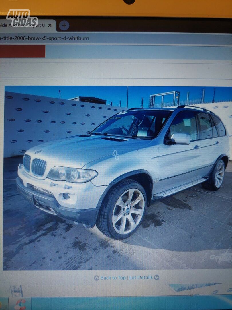 Bmw X5 2006 m Visureigis / Krosoveris