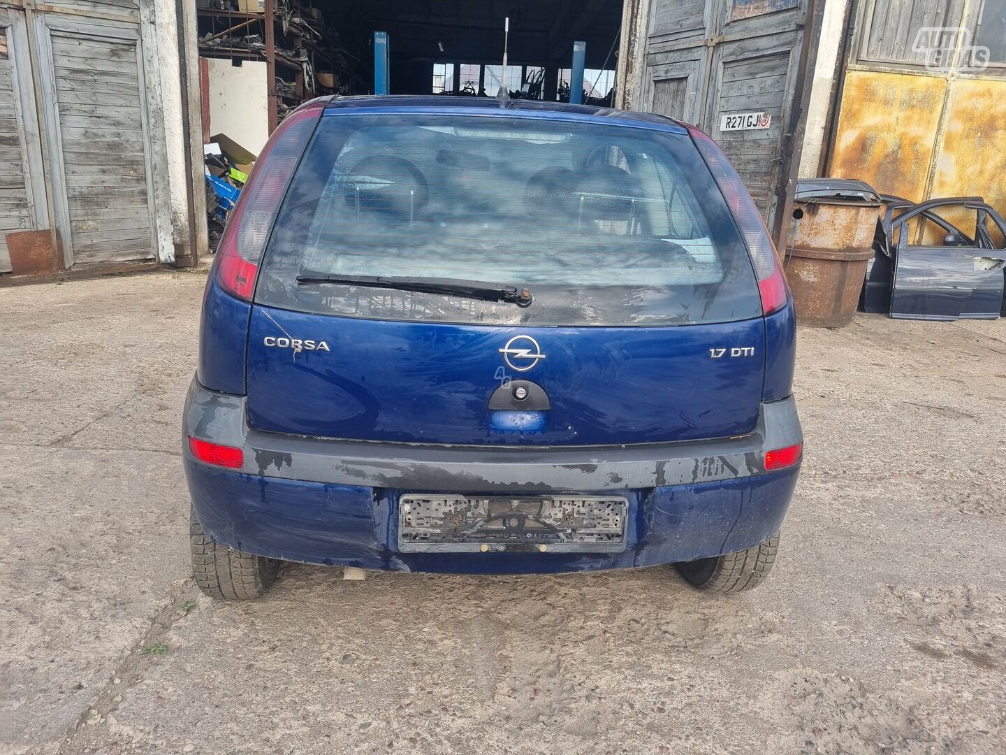 Opel Corsa 2003 m dalys