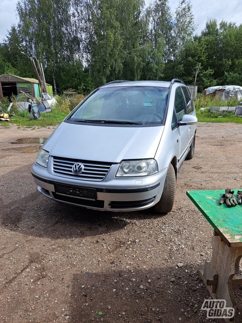 Volkswagen Sharan I tdi 2001 m dalys