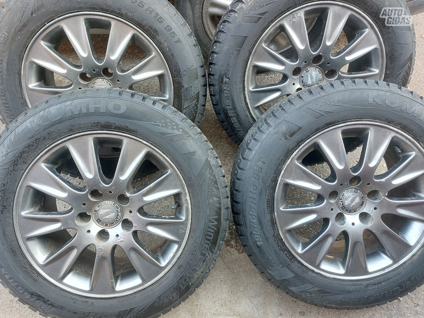 Light alloy R15 rims