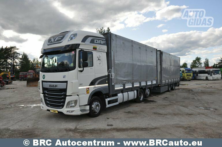 DAF XF 460 FAR 2016 m Gyvuliams vežti