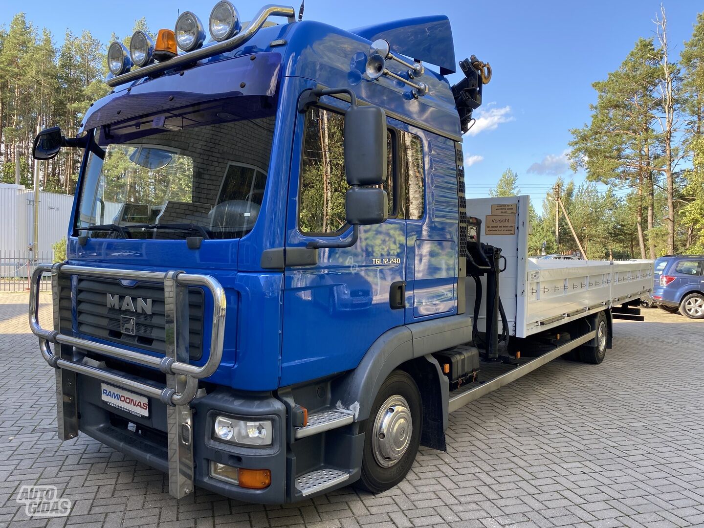 MAN TGL 12.240+HIAB 077-3 HIDUO 2006 г Манипулятор