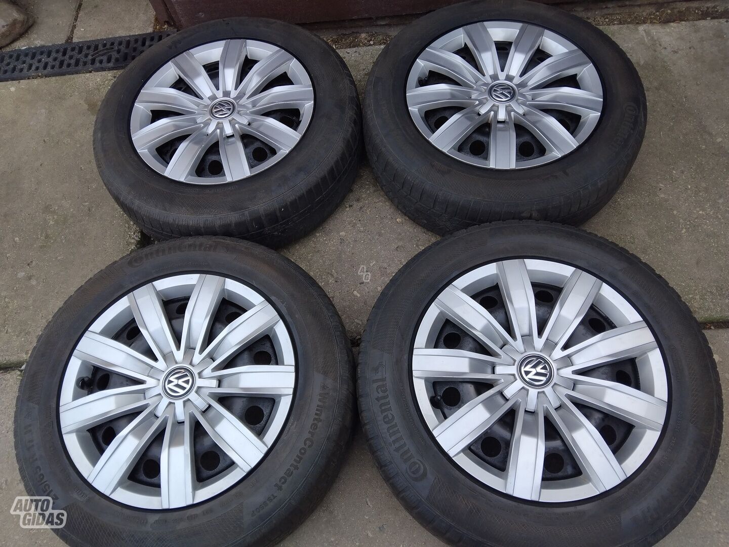 Tiguan steel stamped R17 rims