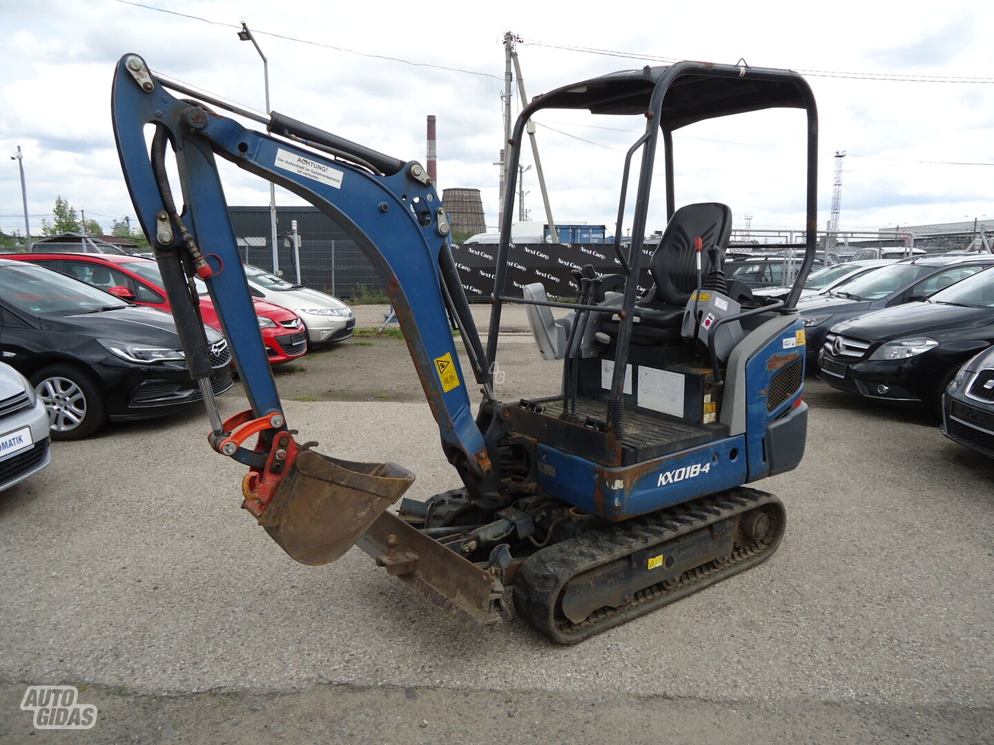 Kubota KX018-4 2015 m Mini ekskavatorius