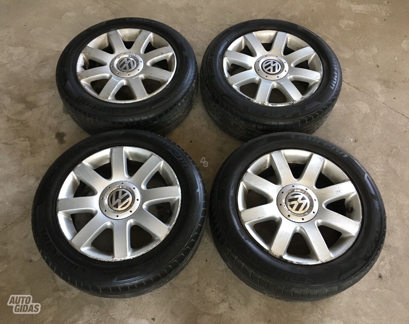 Light alloy R16 rims