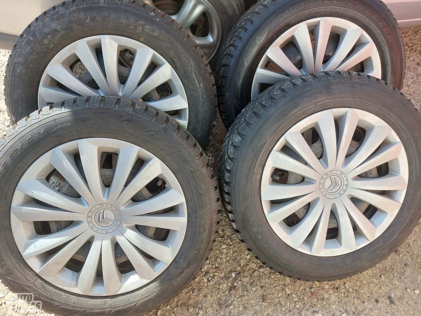 Steel stamped R16 rims