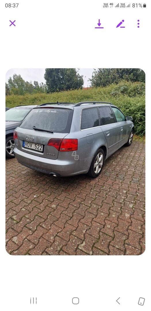 Audi A4 2007 m Universalas