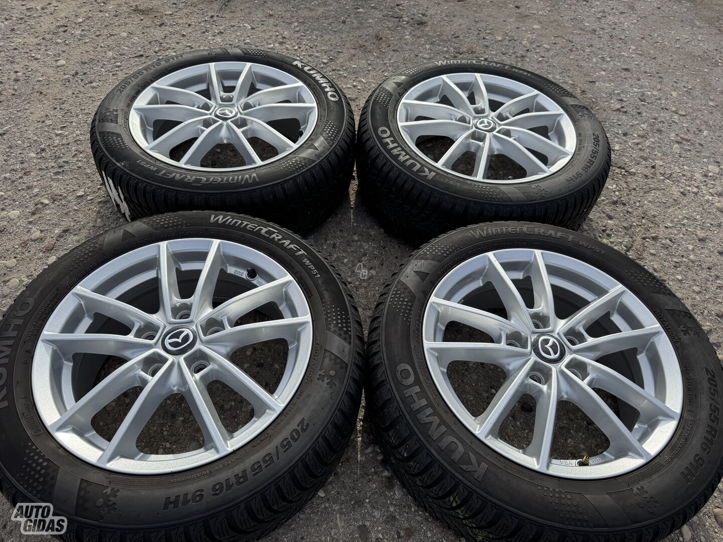 Mazda SIunciam, 6.5J ET50 light alloy R16 rims