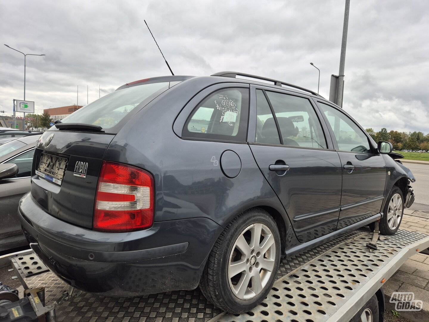 Skoda Fabia Tdi 2007 m dalys