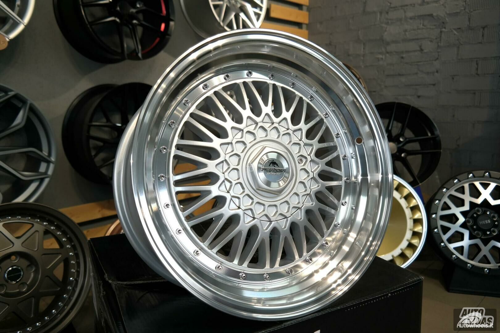 Forzza Forzza Malm JDM VW BMW Silver light alloy R15 rims