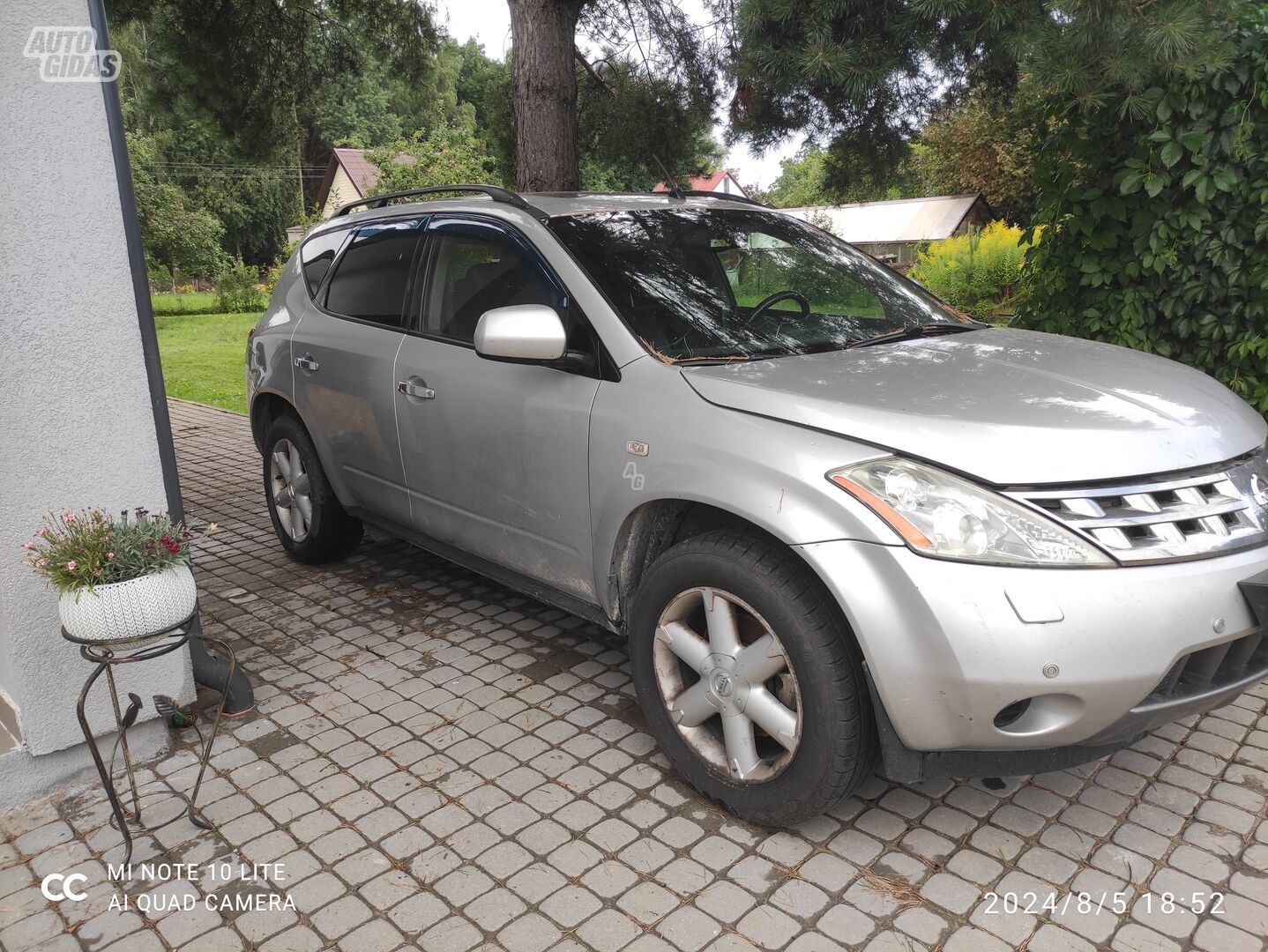 Nissan Murano I 3.5 2006 m dalys