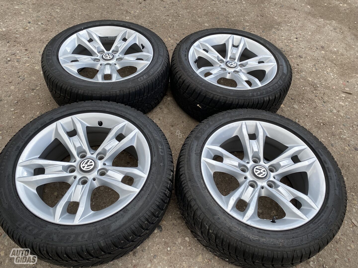 Volkswagen Siunciam, 7,5J ET34 Transporter light alloy R17 rims