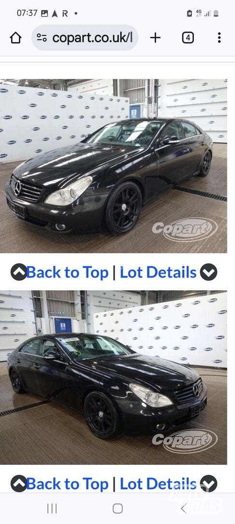 Mercedes-Benz CLS 320 2006 y Coupe