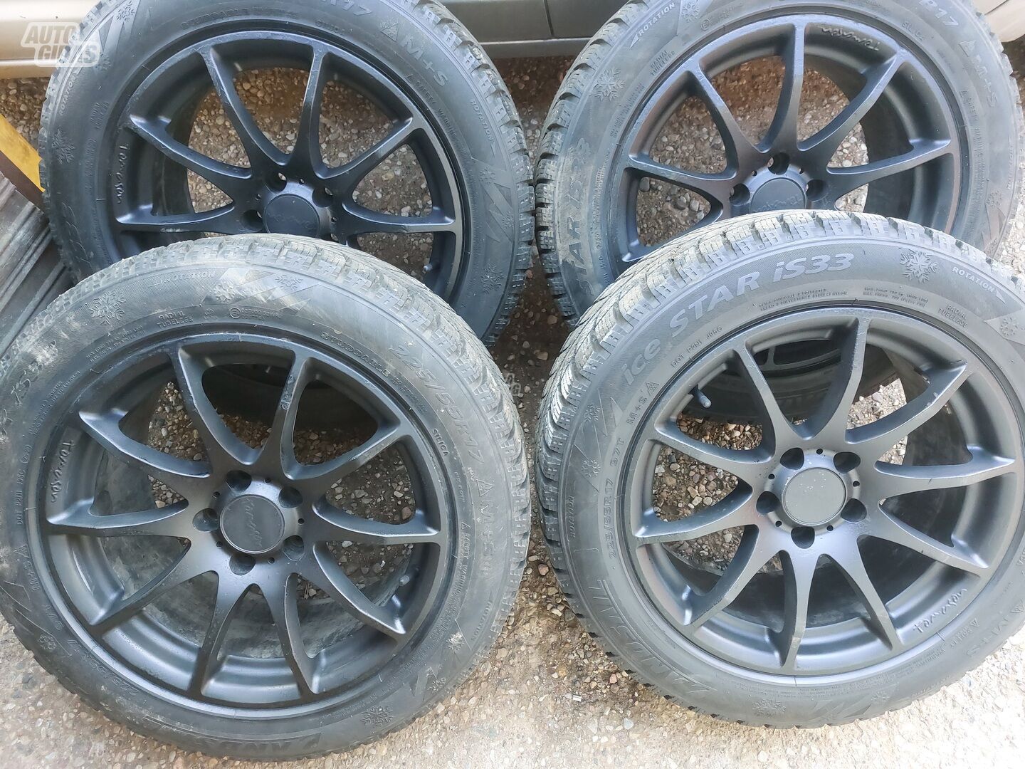 Light alloy R17 rims