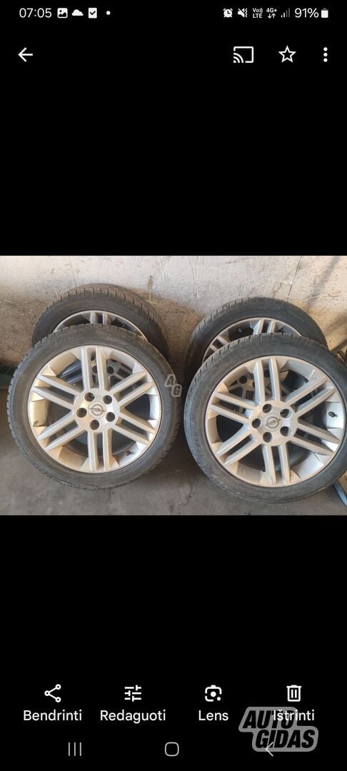 Light alloy R17 rims