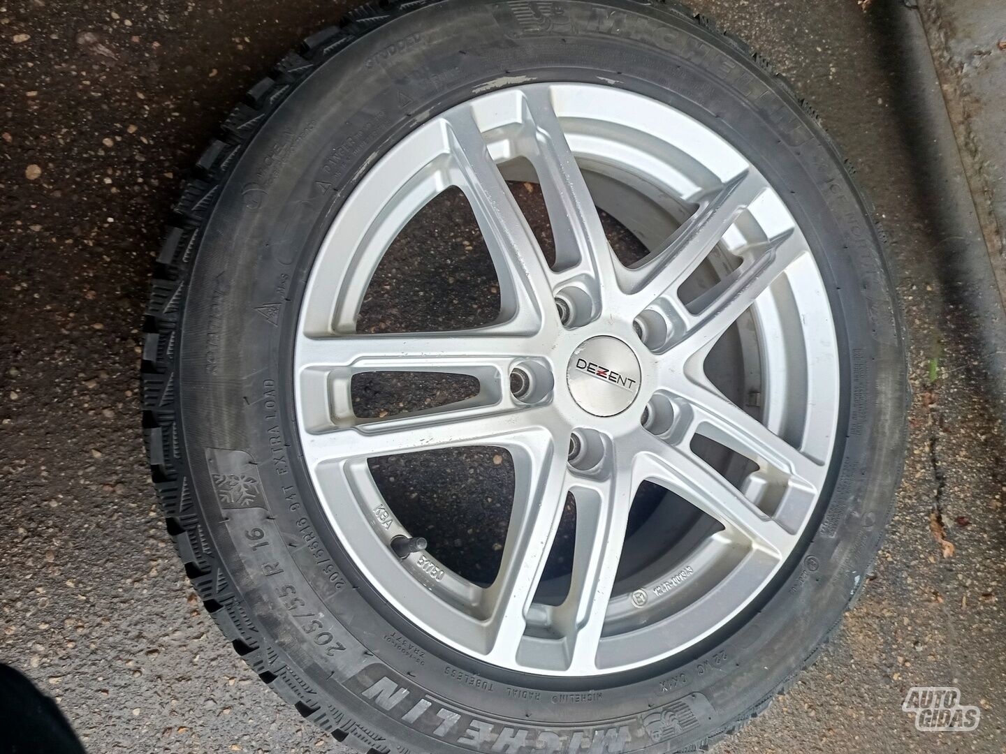 Light alloy R16 rims