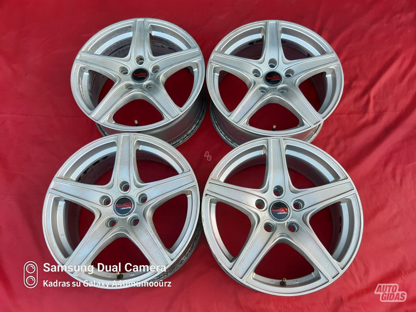 Light alloy R16 rims