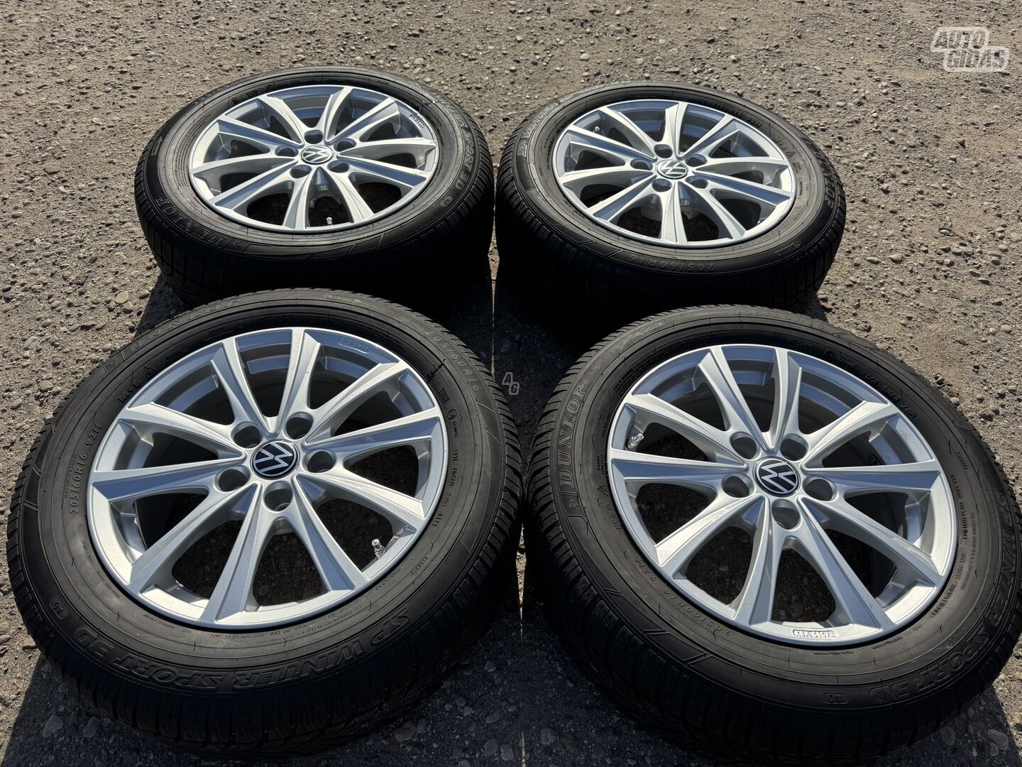 Volkswagen Siunciam, 7J ET35 light alloy R16 rims