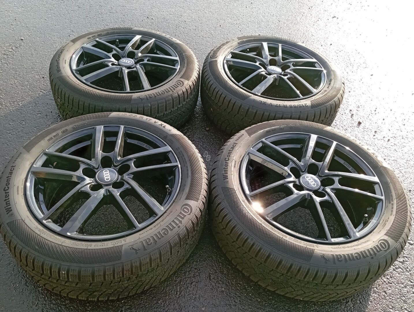 Audi Siunciam, 7,5J ET38 light alloy R17 rims