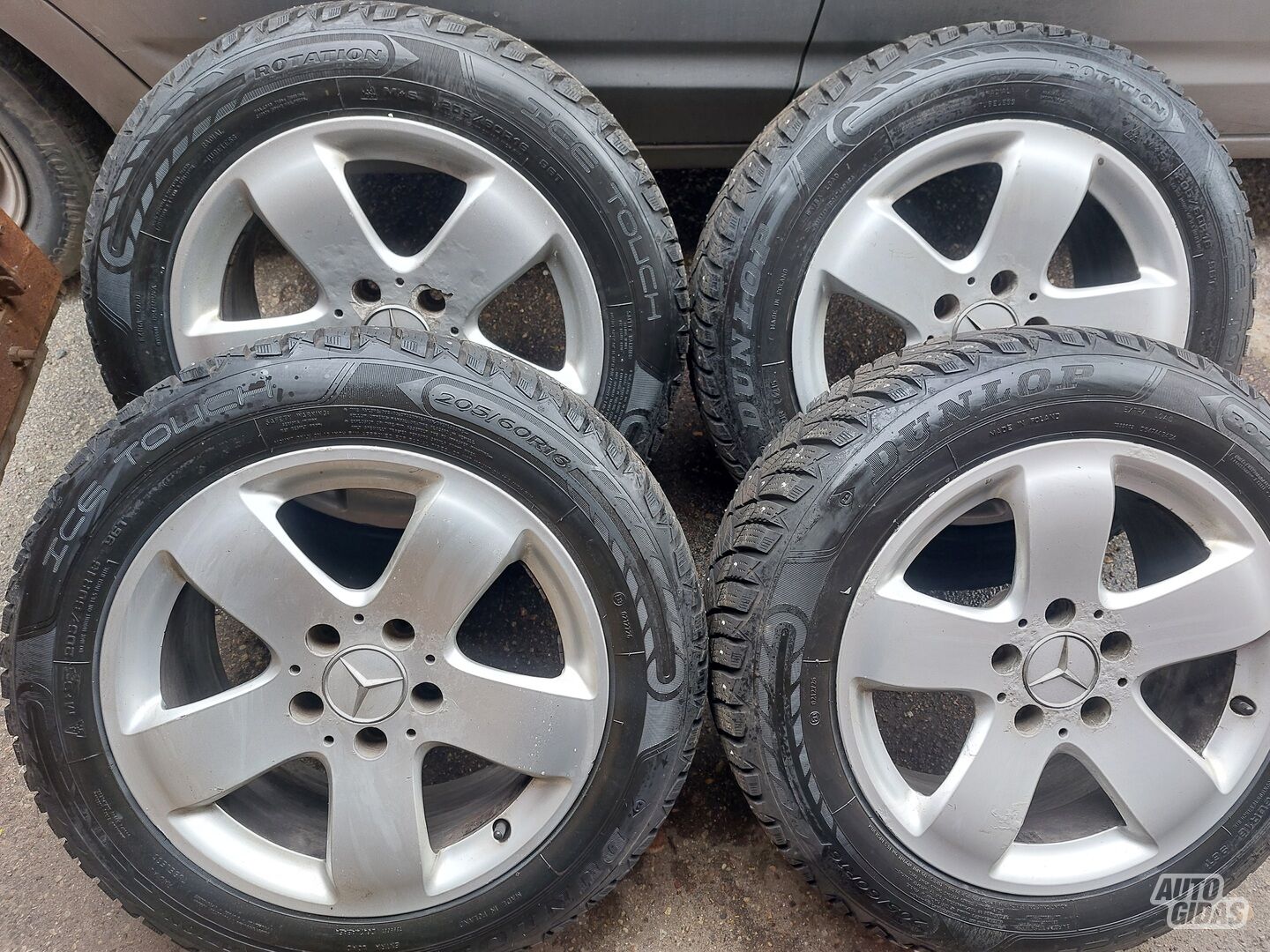 Light alloy R16 rims