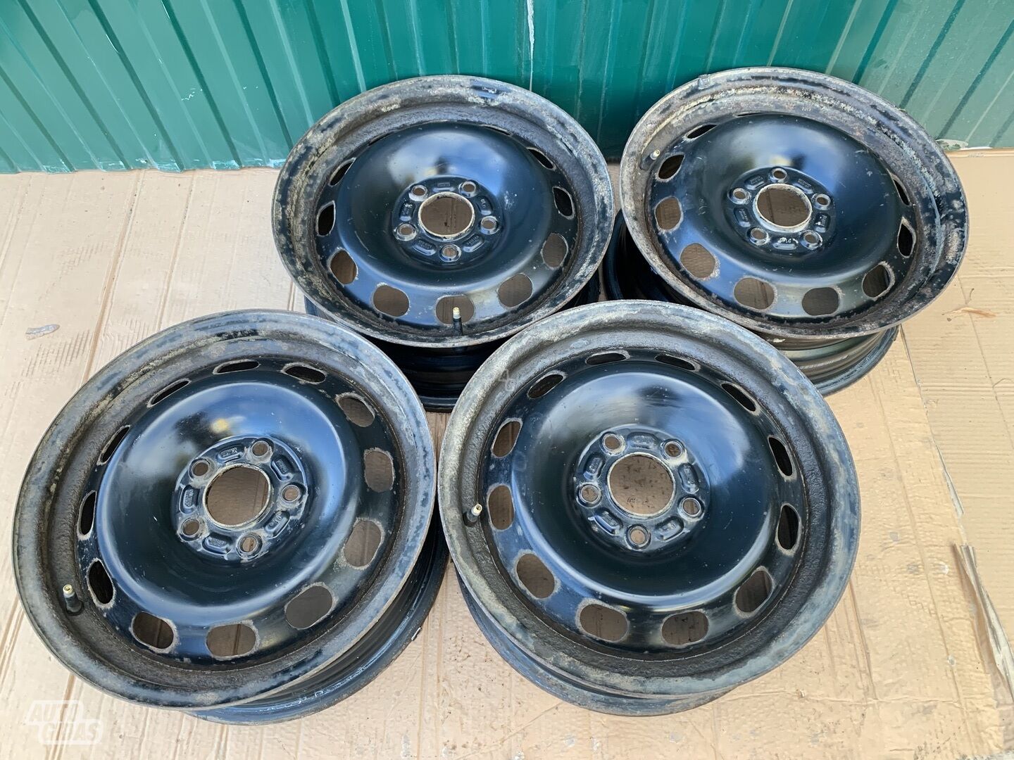 Steel stamped R15 rims