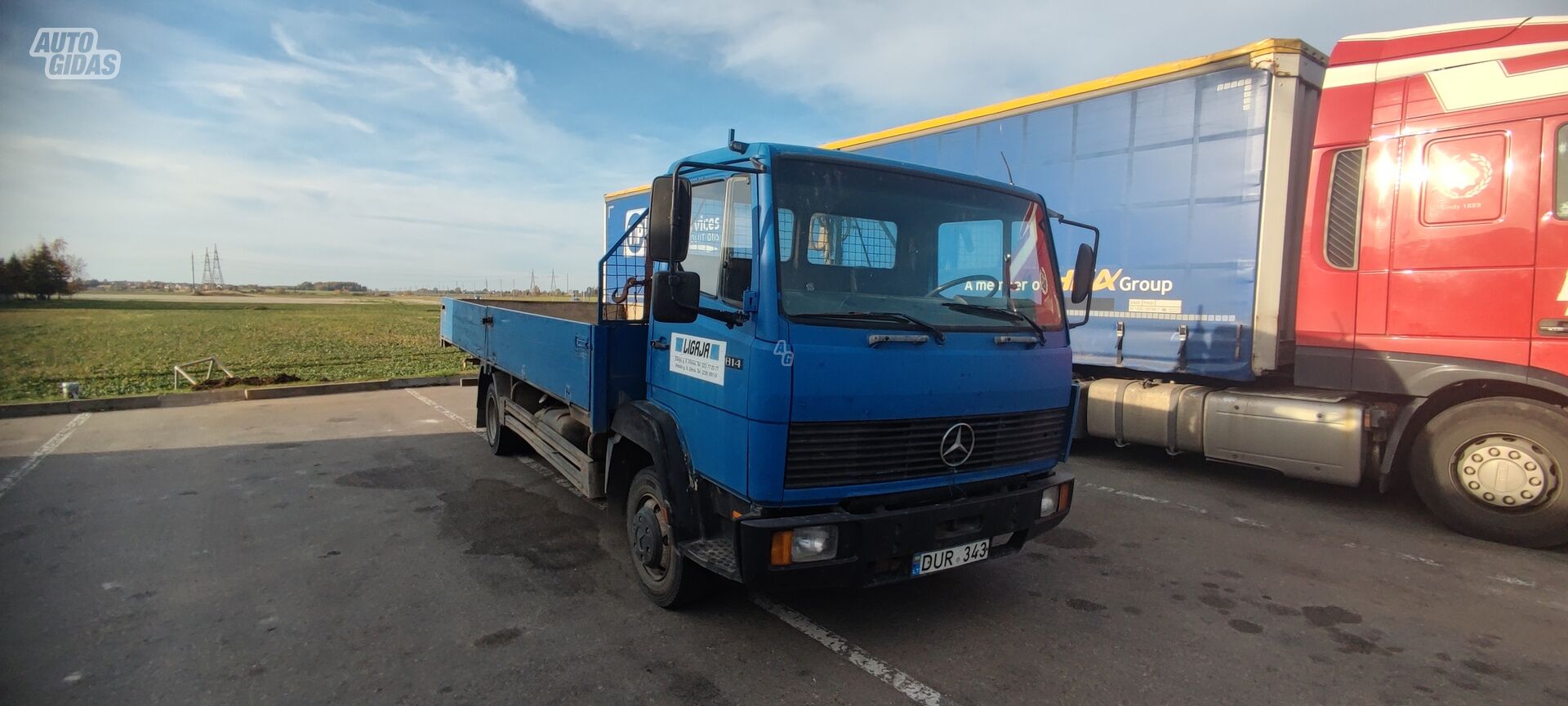 Mercedes-Benz 814 1992 m Bortinis