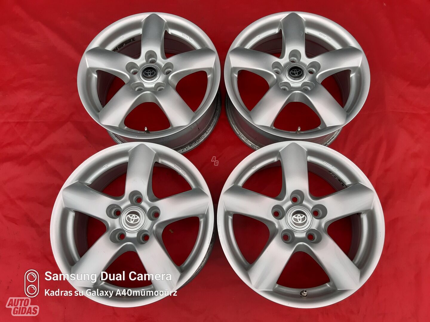 Light alloy R16 rims