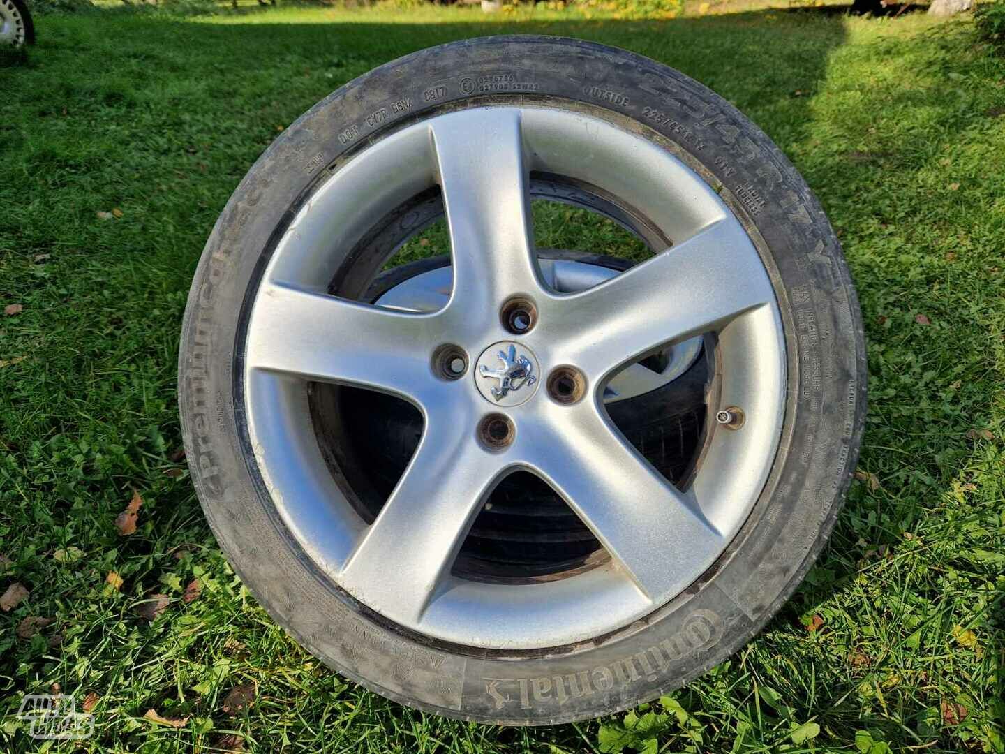 Peugeot light alloy R17 rims