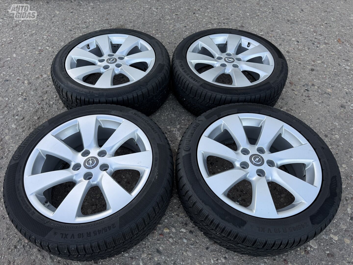 Opel Siunciam, 7.5J ET41 Insignia light alloy R18 rims