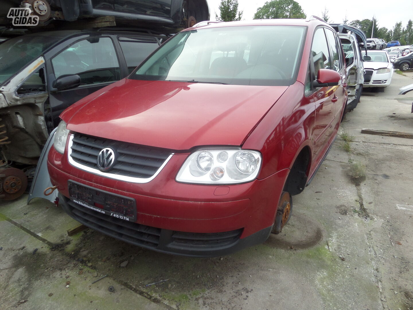 Volkswagen Touran  6 begiu 2005 г запчясти