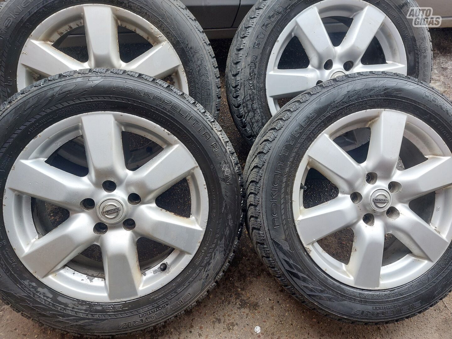 Light alloy R17 rims